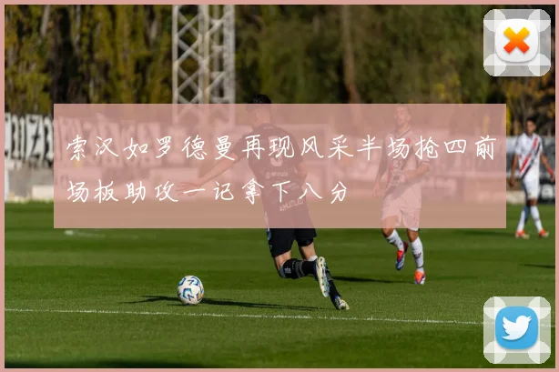 索汉如罗德曼再现风采半场抢四前场板助攻一记拿下八分